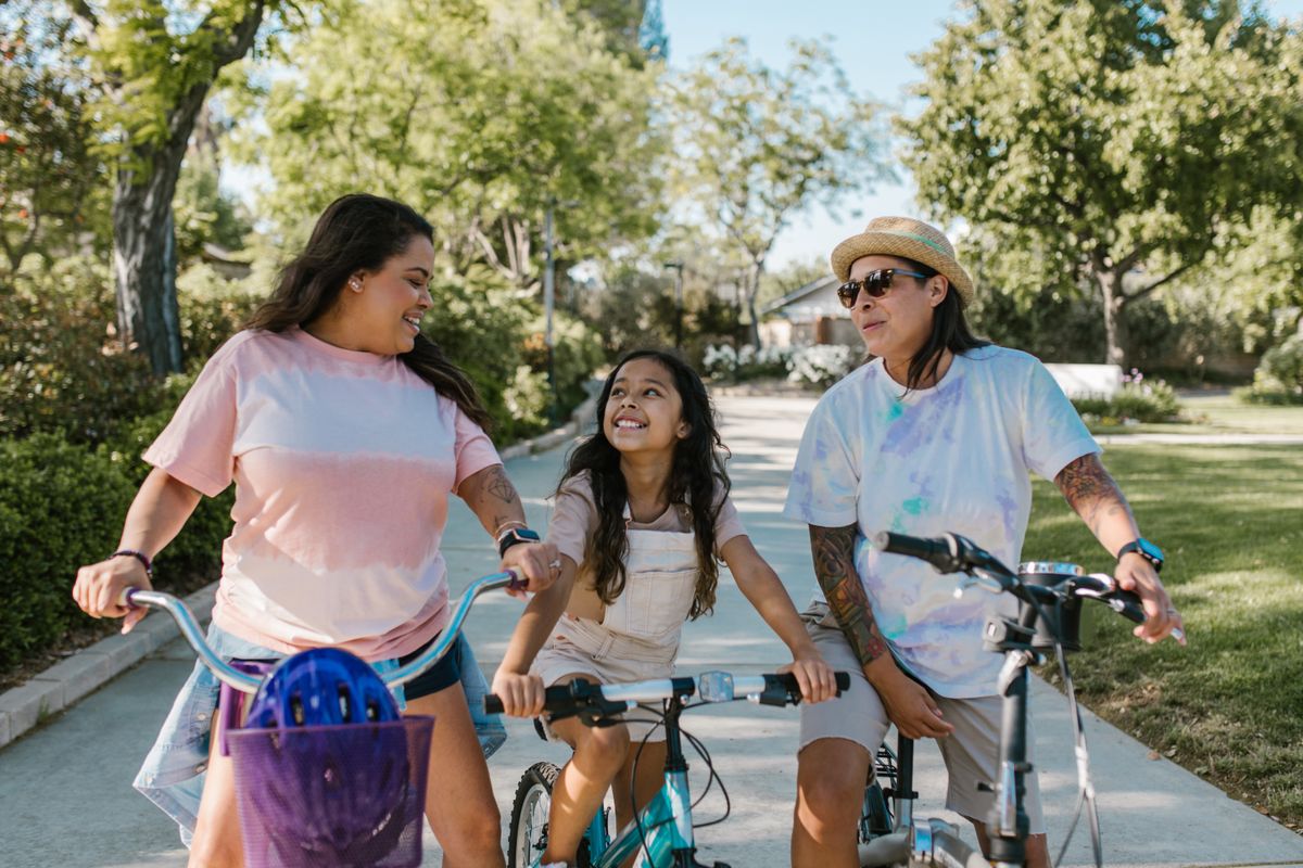 À vélo, d'un quartier à l'autre